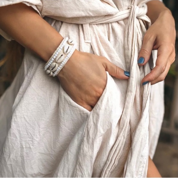 Handmade Boho Cotton Dashi Kimono Duster One Size - Picture 8 of 8